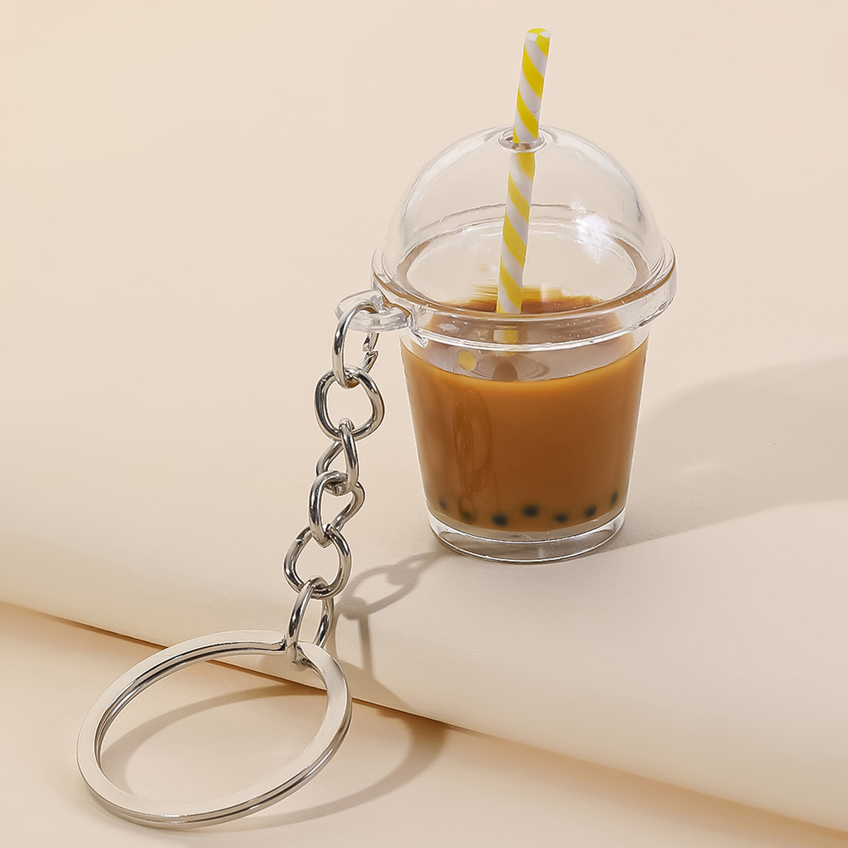 Coffee And Tea Lyrics - ミルクティーキーホルダー液体モデルコーヒーカップ漫画新シミュレーション食品おもちゃバッグペンダント車のキーチェーン最高のギフトジュエリー卸売