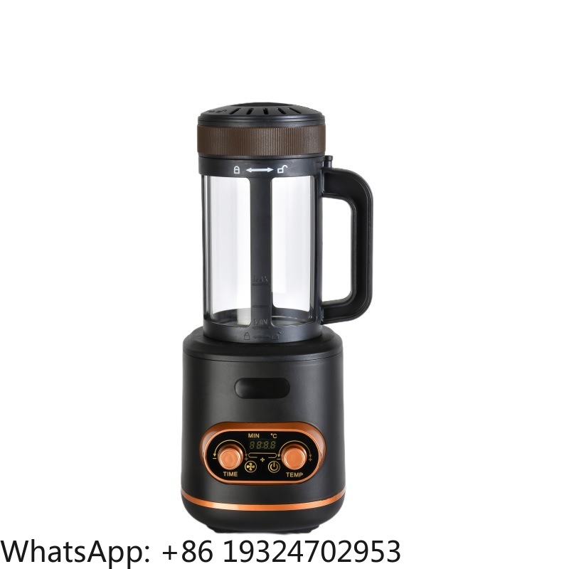 Coffee Bean - 家庭用＆ミニカフェ向け自動温度調節機能付きコーヒー豆焙煎機、LEDディスプレイ付き電動コーヒーロースター