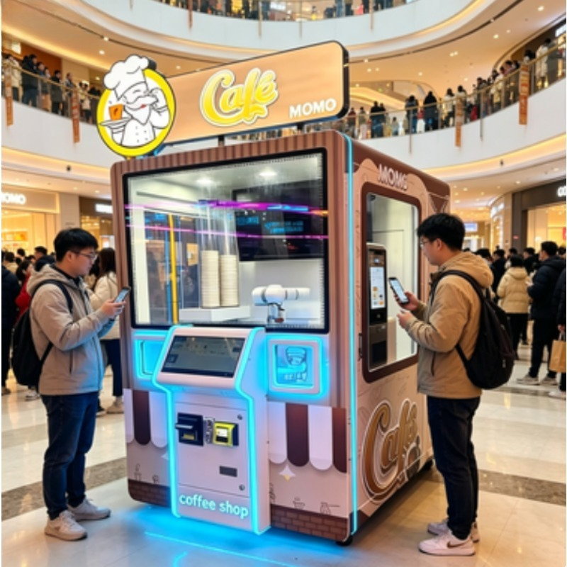Coffee Tea Vending Machine For Office - カスタム全自動コーヒー＆紅茶販売機、オフィス、モール、公共施設向け業務用セルフサービス飲料ディスペンサー