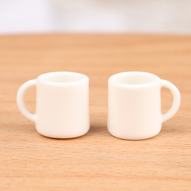 4 ピース/セット 1:12 ドールハウスミニチュアカップ白 - Coffee Y Tea のレビューと価格