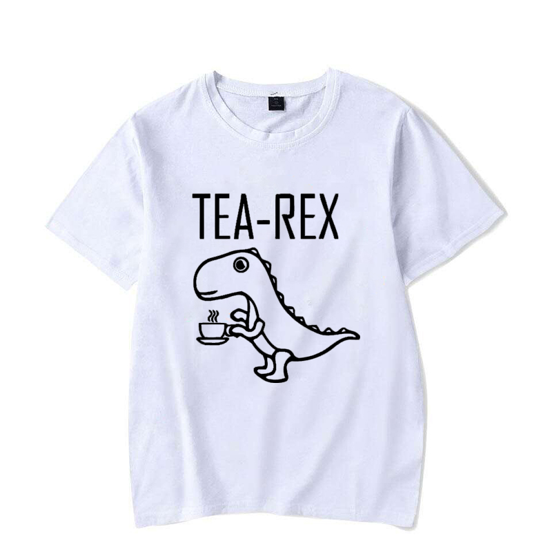 男性女性 Tシャツティーレックスおかしい恐竜ドリンクコーヒー - Coffee And Tea Lyrics のレビューと価格