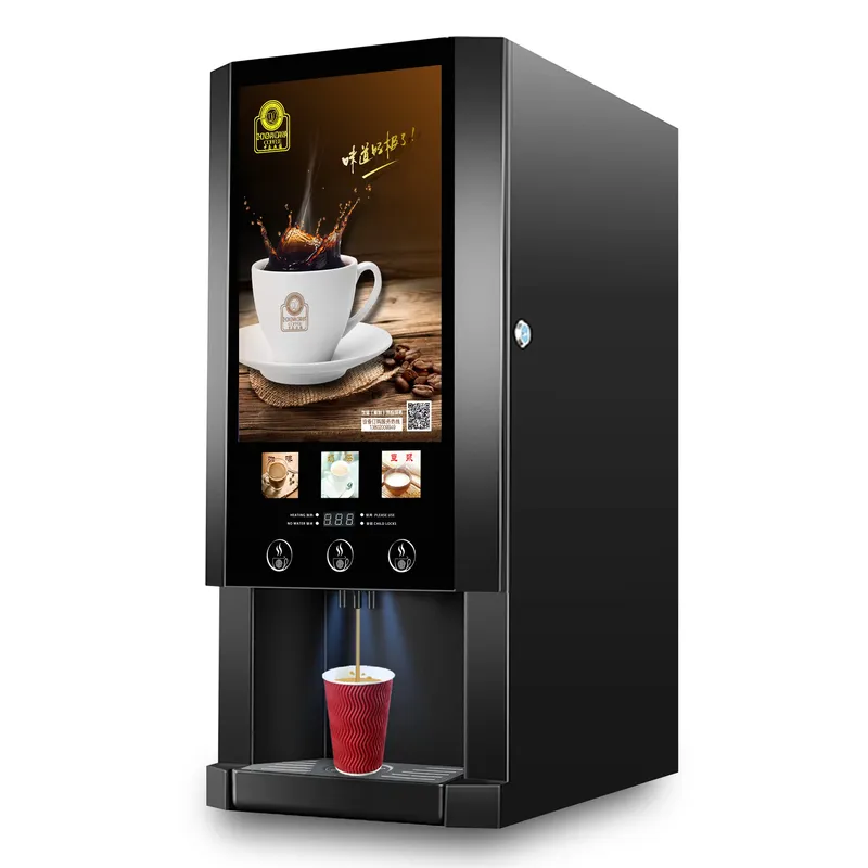 E30S自動コーヒー販売機 3種類のフレーバー ホットアイス - Coffee Tea Vending Machine For Office のレビューと価格