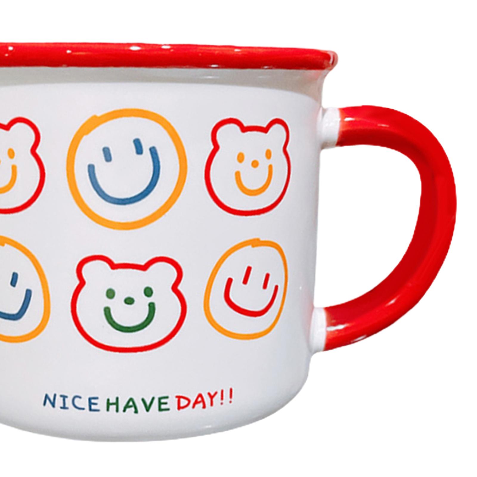 コーヒーセラミックマグカップ 可愛いキッチン食器 ハンドル付 - Morning Tea Coffee のレビューと価格