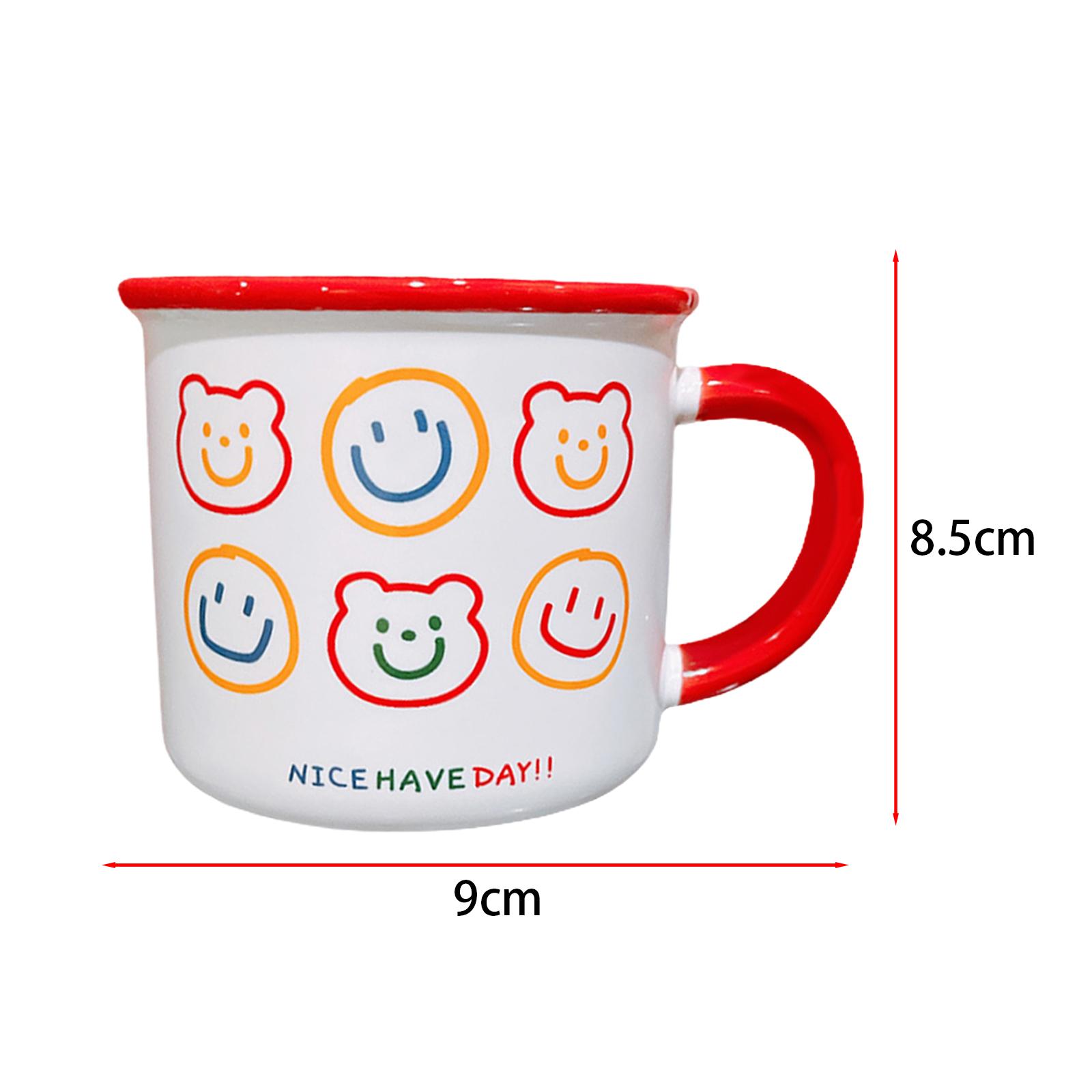 コーヒーセラミックマグカップ 可愛いキッチン食器 ハンドル付 - Morning Tea Coffee のレビューと価格