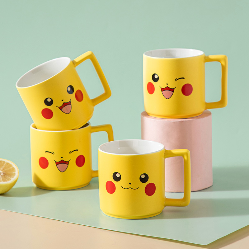 新しい漫画ポケモンピカチュウマグ朝食ミルクカップかわいいドリ - Coffee Y Tea のレビューと価格