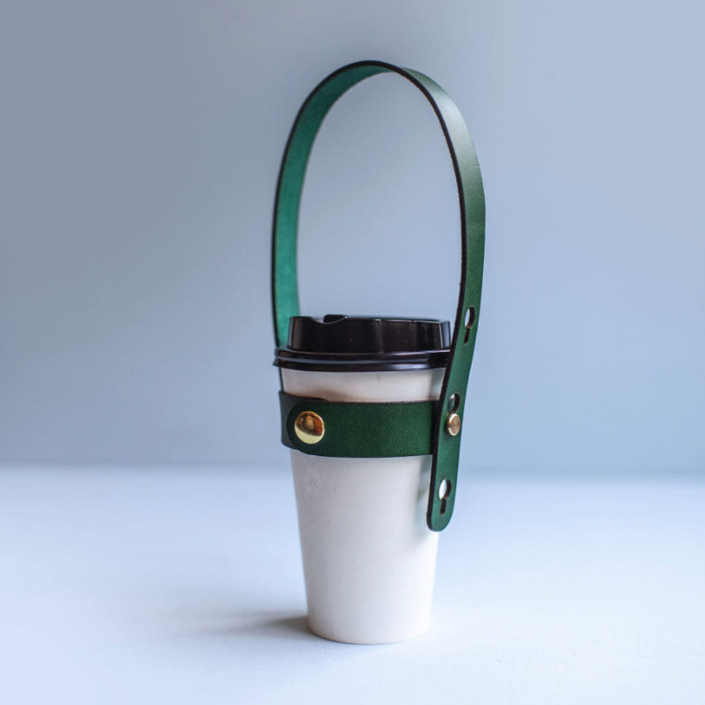 2個入り、PU製ドリンクキャリア、手で持てるコーヒーカバー、 - Morning Tea Coffee のレビューと価格