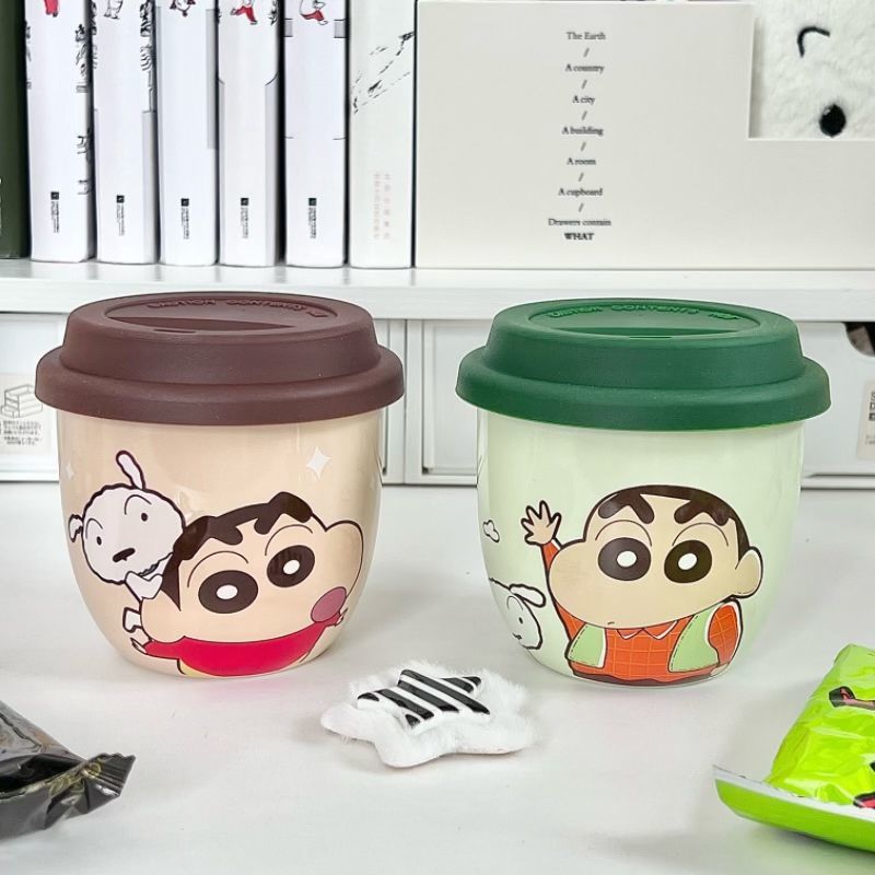 クレヨンしんちゃん ポータブルセラミックコーヒーマグ 蓋付き - Coffee Y Tea のレビューと価格