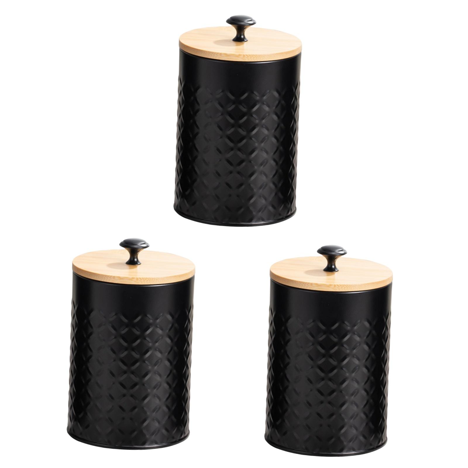 3個セット ティー・コーヒー・砂糖用容器セット キッチンキャ - Coffee Tea Sugar Container Set のレビューと価格