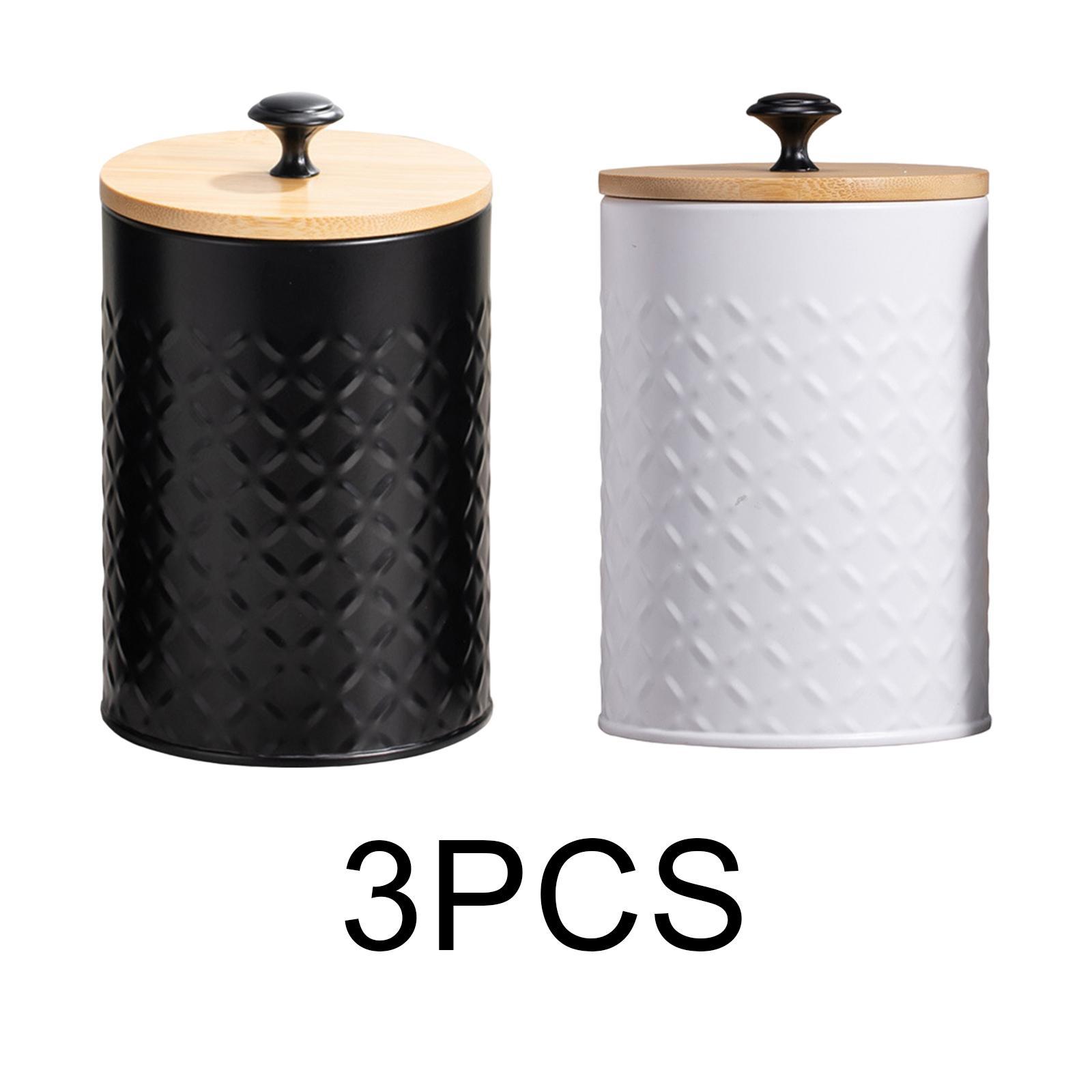 3個セット ティー・コーヒー・砂糖用容器セット キッチンキャ - Coffee Tea Sugar Container Set のレビューと価格