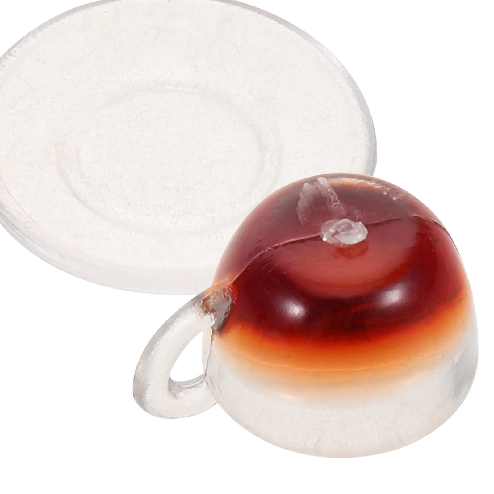 2個セットのミニチュアコーヒーカップ。リアルな樹脂製で、ドー - Coffee Y Tea のレビューと価格