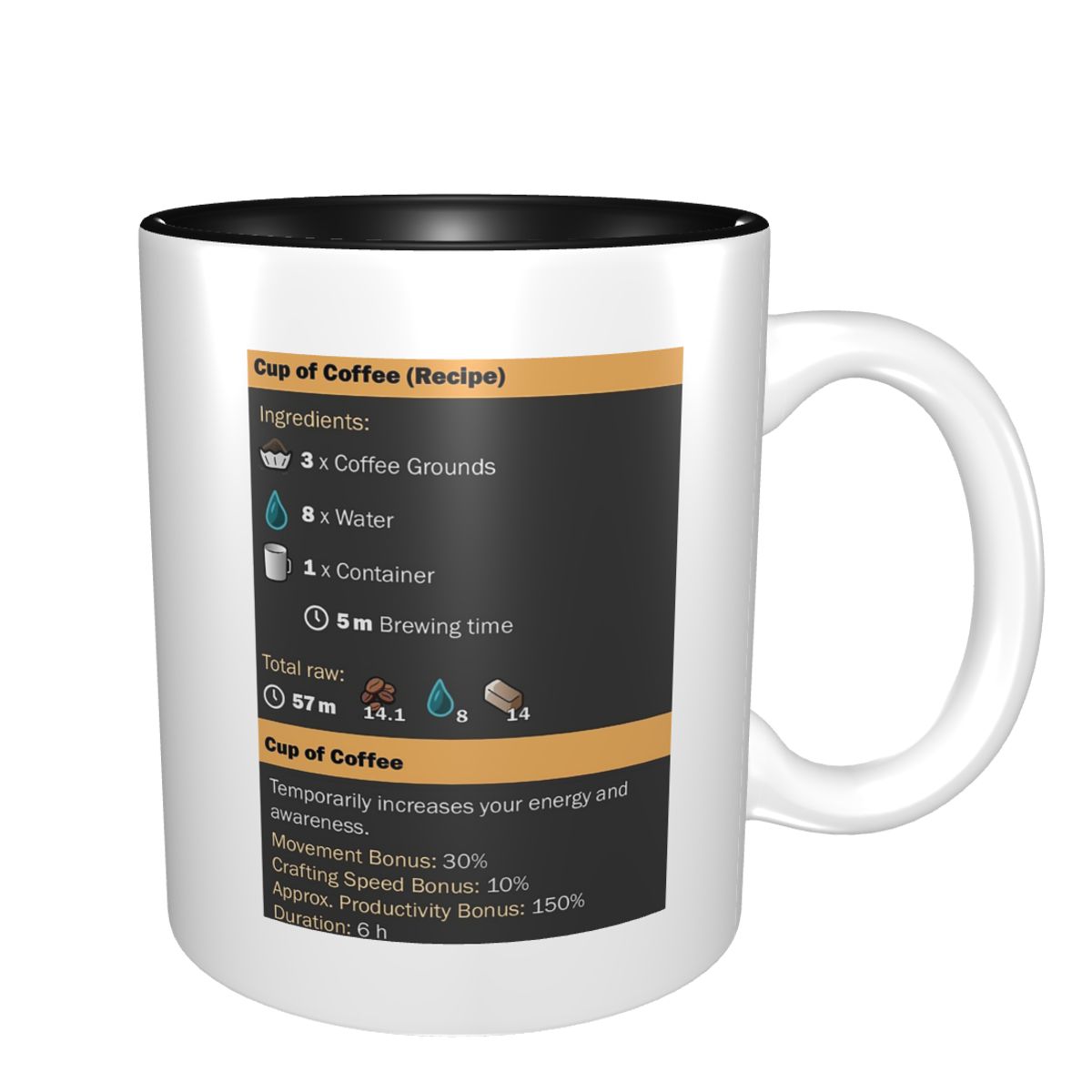 カップオブコーヒー（レシピ）マグカップ 面白いセラミックコー - Coffee Milk Tea Recipe のレビューと価格