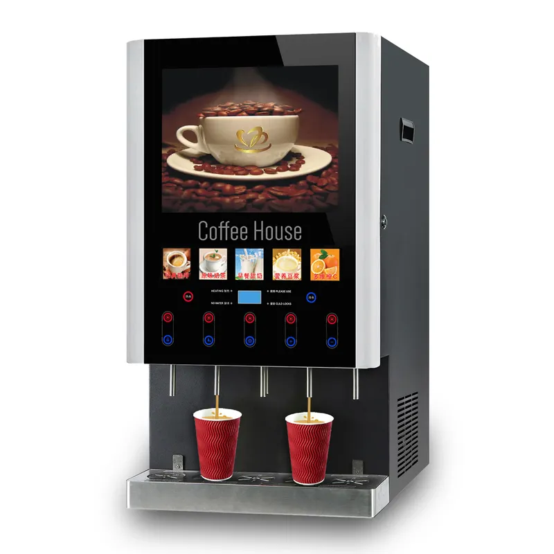 50SCW-12Lアイスコーヒー自動販売機業務用インスタント - Coffee Tea Vending Machine For Office のレビューと価格