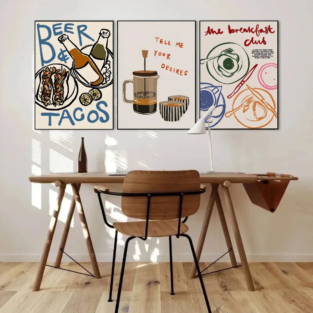 コーヒーショップアフタヌーンクロワッサン、カラフルなレトロな - Coffee And Tea Lyrics のレビューと価格