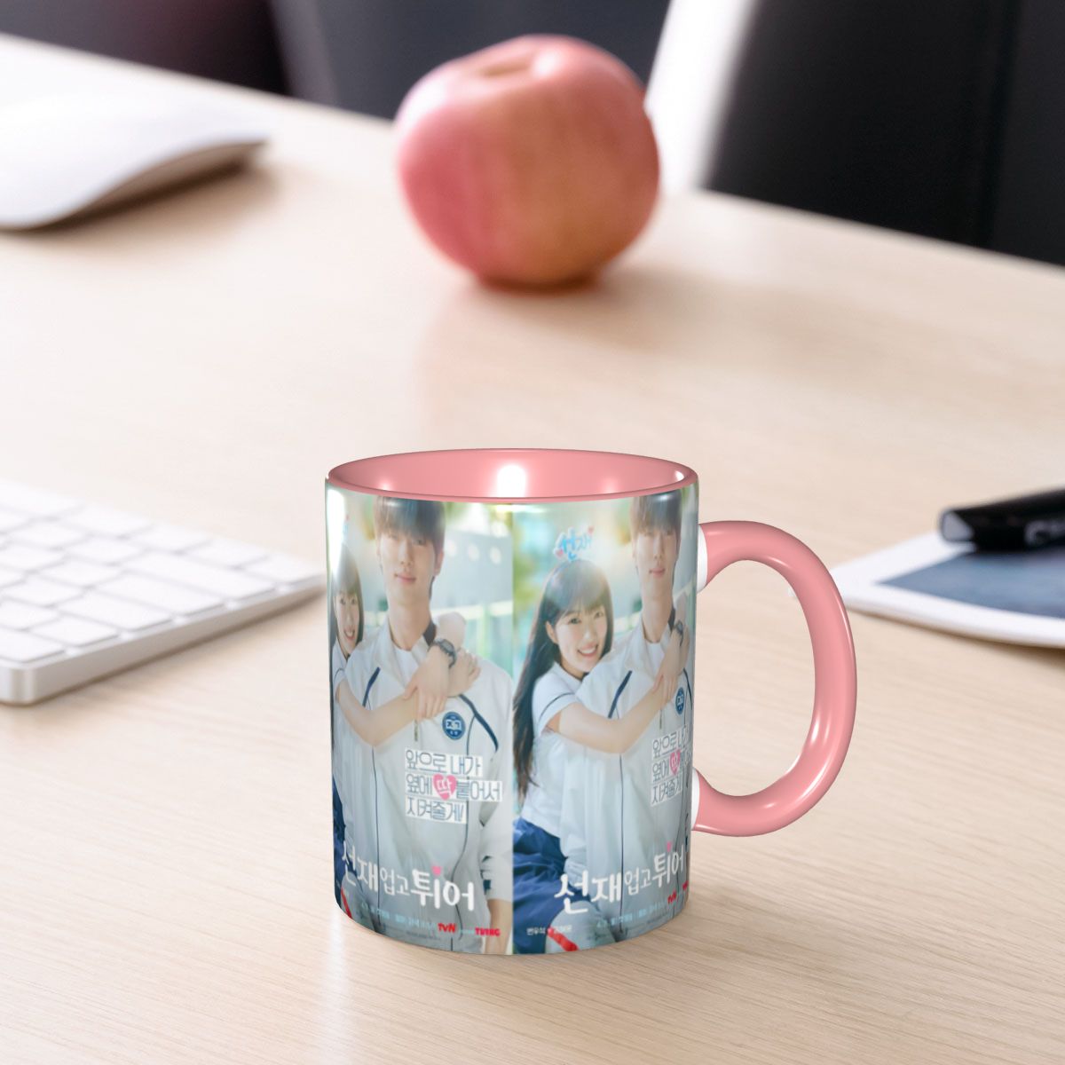 ラブリーランナー Kドラマポスターマグ 面白いセラミックコー - Coffee And Tea Lyrics のレビューと価格