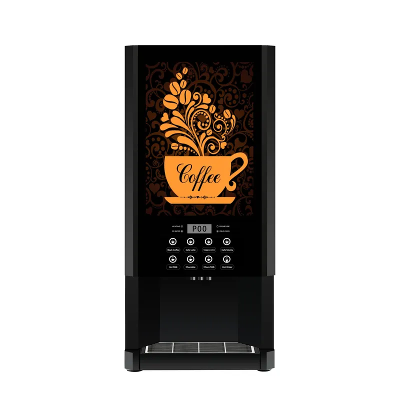 E308F自動コーヒーマシン、8種類のホットドリンク、インス - Coffee Tea Vending Machine For Office のレビューと価格