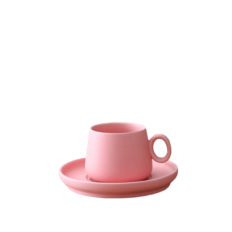 INSマカロンマットセラミックコーヒーカップ＆ソーサー、朝食 - Morning Tea Coffee のレビューと価格